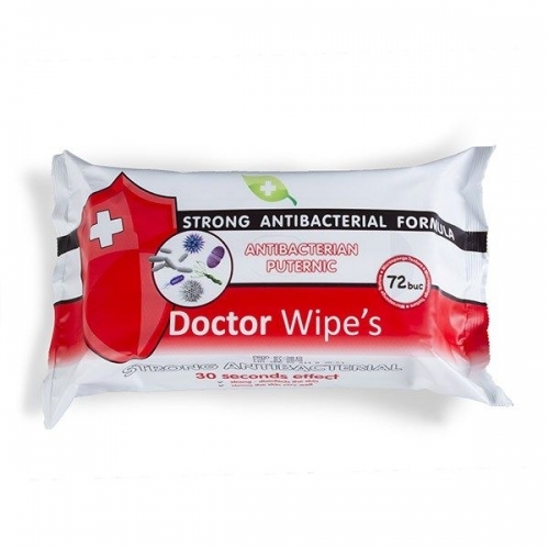 Doctor Wipes Servetele Antibacterian 72 buc