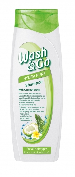 WASH&GO Sampon Coconut Water 400 ml