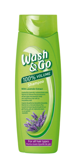 WASH&GO Sampon French Lavender 400 ml