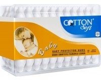 Cotton Soft Betisoare Copii Cutie Patrata 60 buc