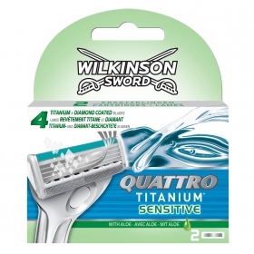 Wilkinson Ap.Ras Quatro Titanium Sens.Blades 2