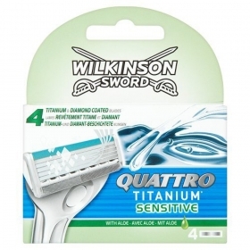 Wilkinson Ap.Ras Quatro Titanium Sens.Blades 4