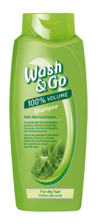 WASH&GO Sampon Aloe Vera 750 ml