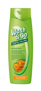 WASH&GO Sampon Honey 400 ml